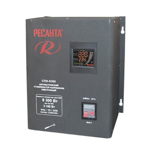 Стабилизатор пониженного напряжения Ресанта СПН-8300, 8300 Вт