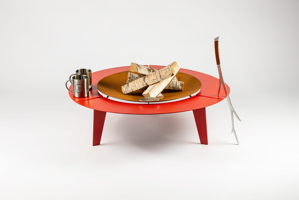 Чаша для костра Up!Flame STEEL CUP 850 UNIQ red