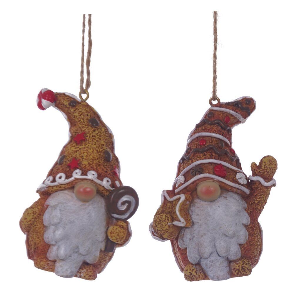 GAEM Фигурка декоративная подвесная "Гном", L5 W3,5 H7 см, 2в.