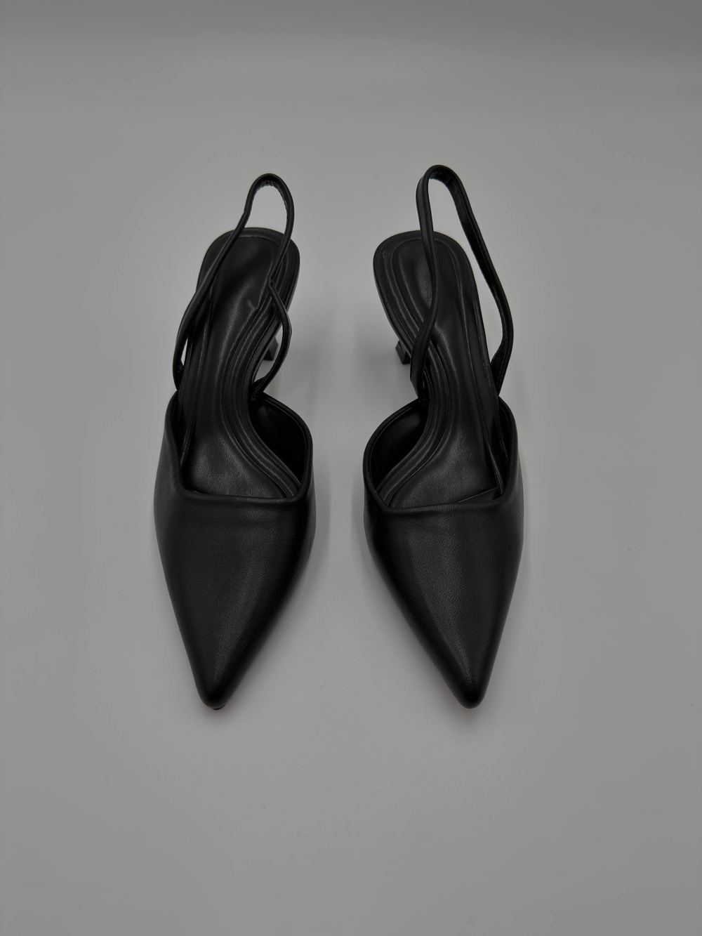 Туфли женские экокожа арт. 86-1 цвет "чёрный"