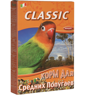 Фиори Classic Средние попугаи 400гр.