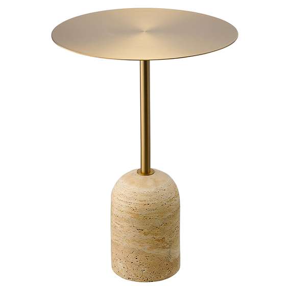 Столик кофейный Gryd, Ø40х54 см, золотистый