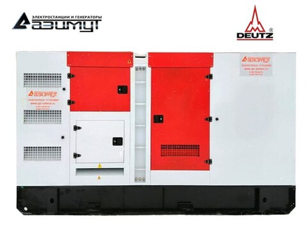 Дизельный генератор Азимут АД-350С-Т400-1РKМ6C Deutz в кожухе