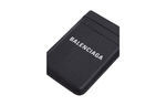 Balenciaga Cash Magnet 2 Card Slots Phone Card Holder Black/White