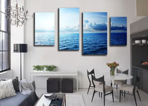 Модульная картина "Синее море"