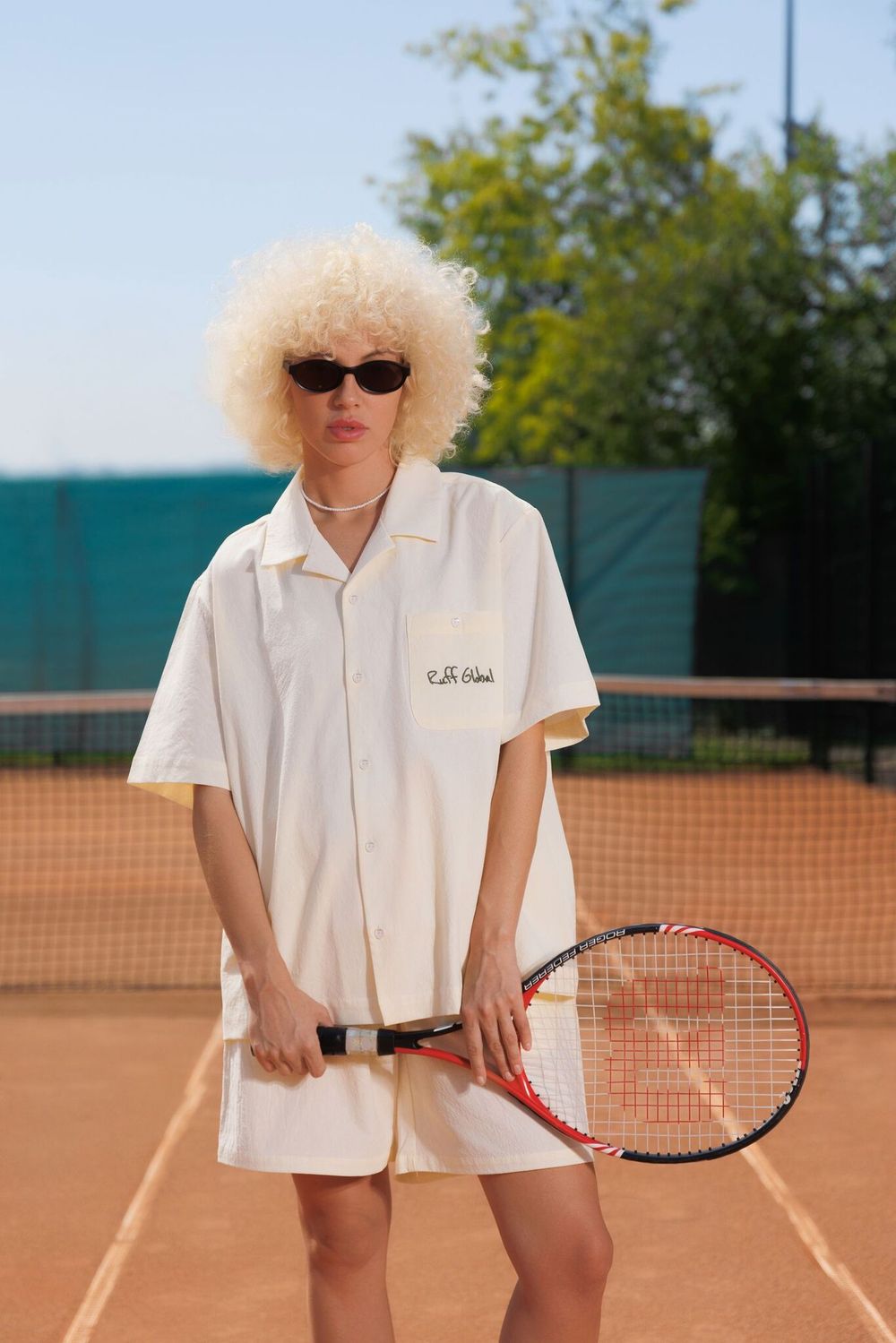 Рубашка Ruff Global Boiled Cotton кремовая