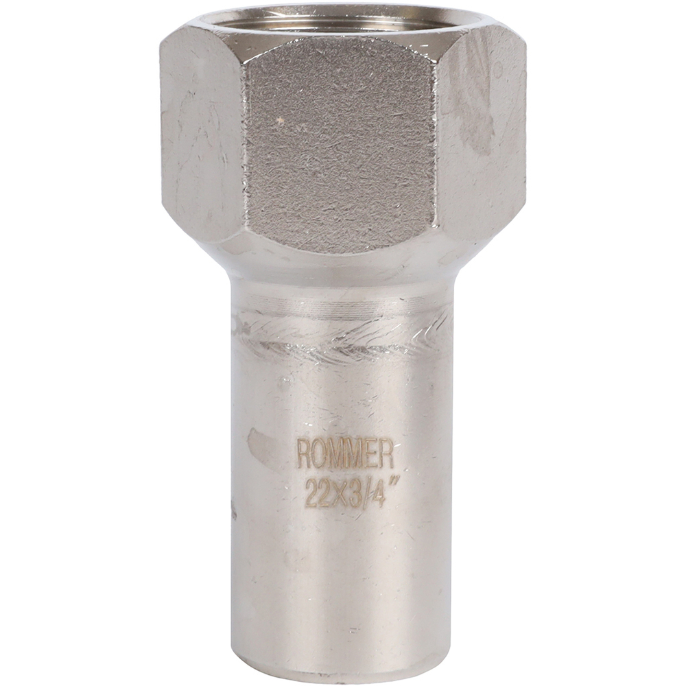 ROMMER Вставка с ВР 22x3/4" из нержавеющей стали прессовой