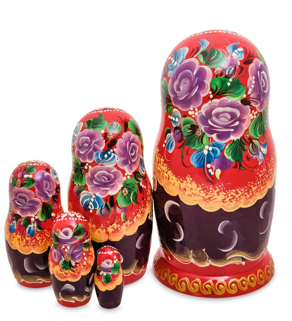 Народные промыслы МР-43/39-G Матрешка 5м «Василина»