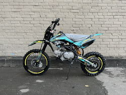 Питбайк Regulmoto SEVEN электростартер, Синий/Желтый