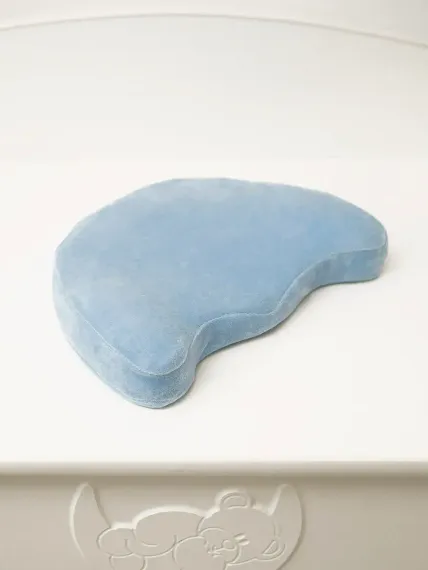 Подушка для новорожденных Baby Nice с эффектом памяти MEMORY FOAM голубой