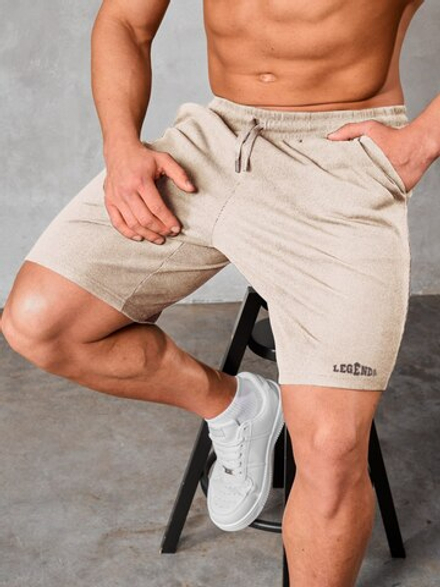 Шорты повседневные Casual LEGENDA бежевые