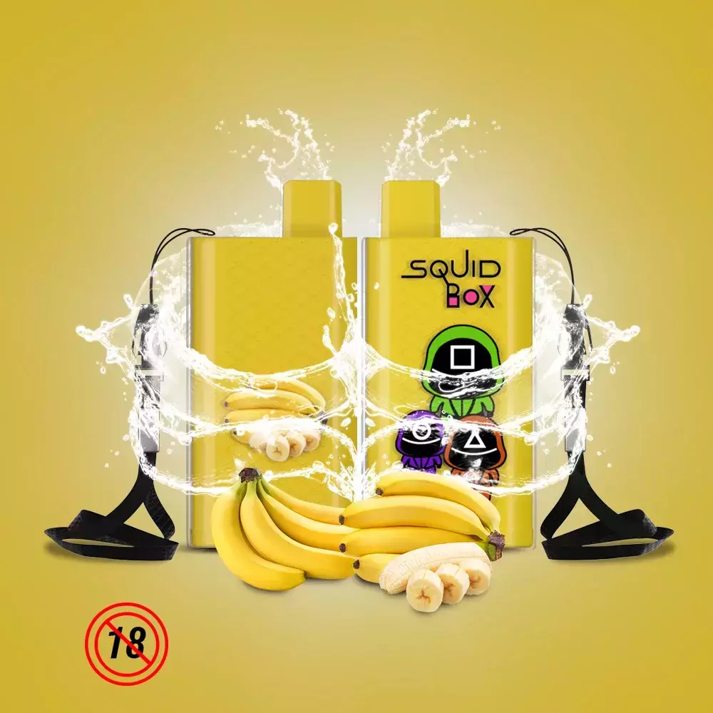 RandM  Squid Box 5200 - Banana Ice (5% nic)