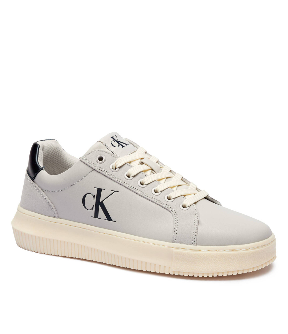 Кожаные кроссовки chunky CALVIN KLEIN JEANS - серый(YM0YM01123)