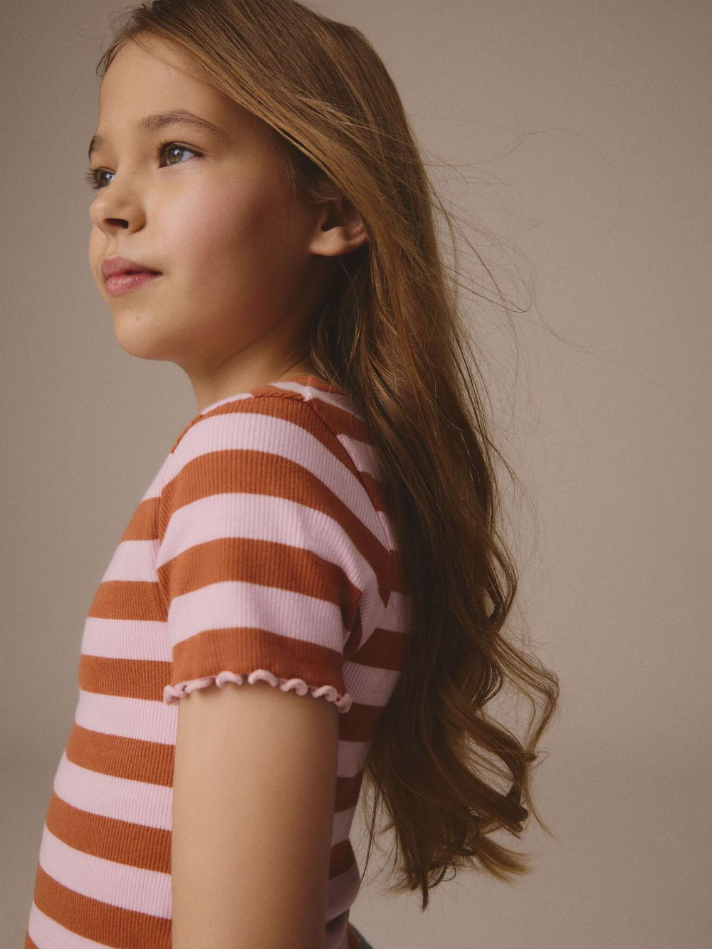 Футболка для девочки Next E44-337, Розовый, Кирпичный