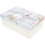 Коробка подарочная «Грация» 21*14*8 см, Серебро