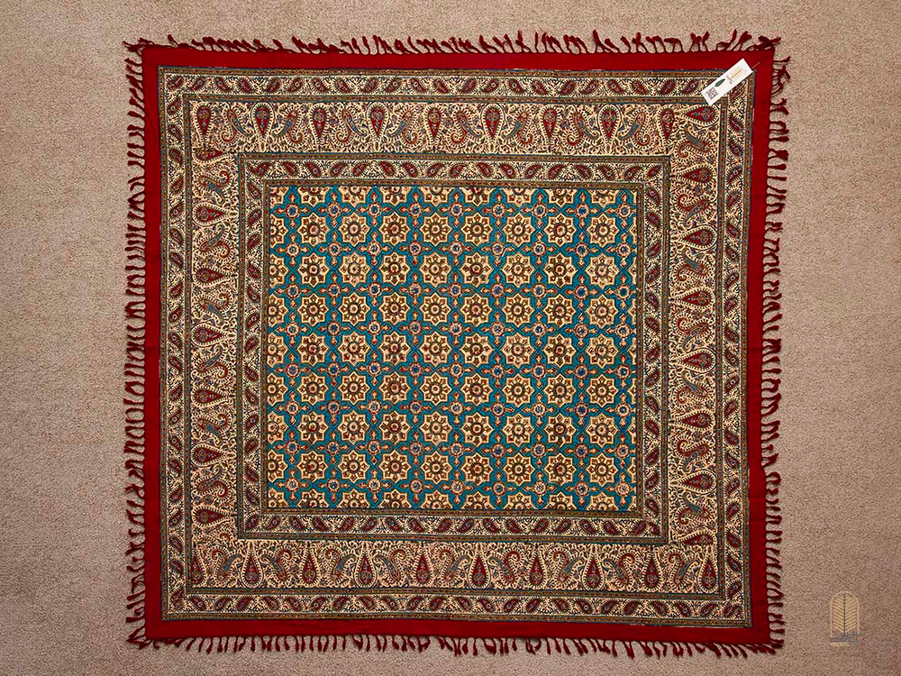 Иранская скатерть каламкари Ghalamkar Esfahan 100 х 100 20720313 Иран