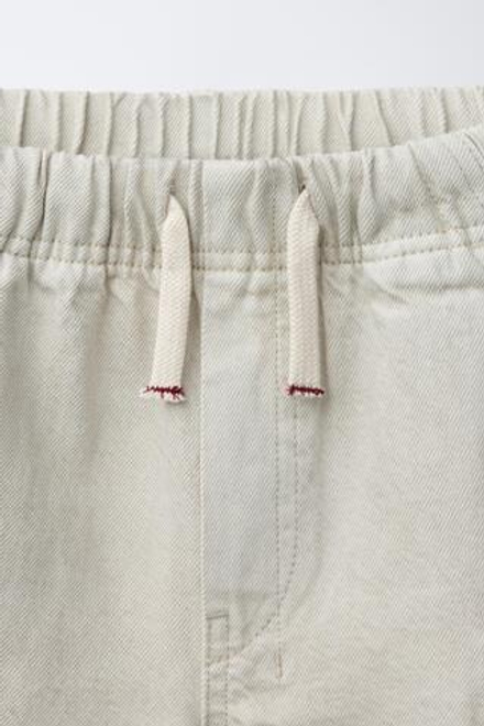 ZARA ШОРТЫ КАРГО, ПЕСОЧНЫЙ
