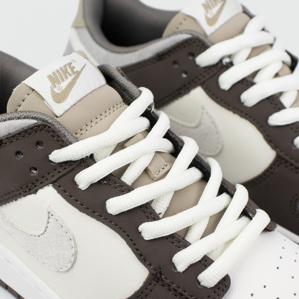 кроссовки Nike Dunk Low Brown / White SteamBoy