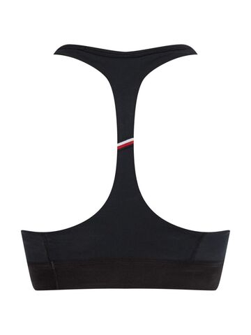 ТОП теннисный Tommy Hilfiger Mid Intensity Graphic Racer Bra - черный
