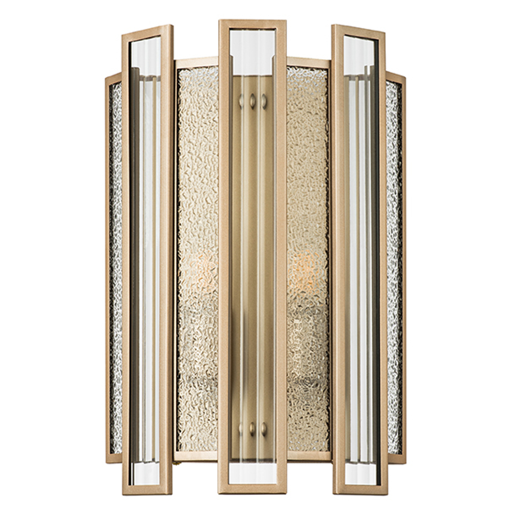 712622 Бра AGAVE 2х40W E14 ШАМПАНЬ/ПРОЗРАЧНЫЙ