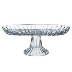 БЛЮДО НА НОЖКЕ ОВАЛЬНОЕ 28*14*12 СМ