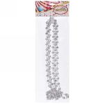 Бусы на ёлку 2м «Капельки», Серебро