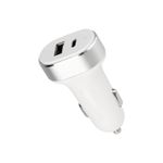 Автозарядка в прикуриватель REXANT АЗУ USB-A+USB-C, 3.1 A белая