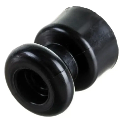 Изолятор для декоративного расположения витых проводов D 17,5 мм, H 22,5 мм "РЕТРО", 10шт, черный