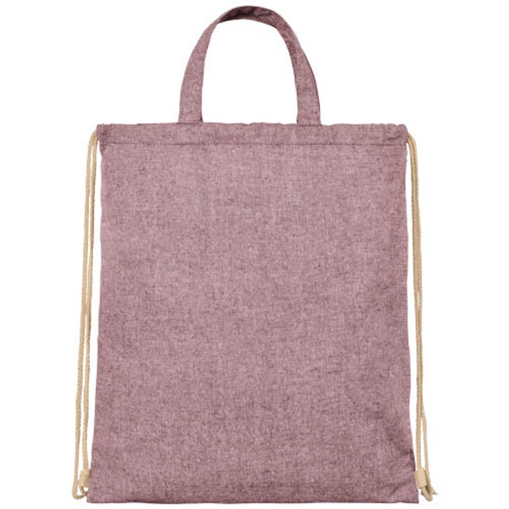 Рюкзак со шнурком Pheebs из 210 г/м² переработанного хлопка