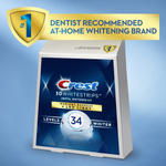 Отбеливающие полоски для зубов Crest 3D Whitestrips Radiant Express Plus Led Light