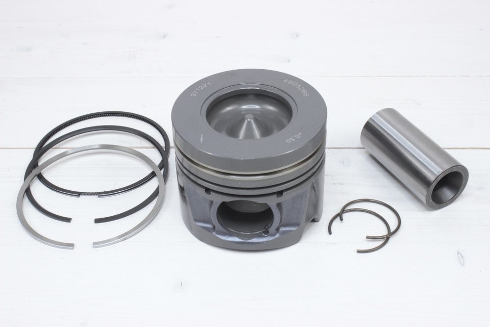 Поршень Cummins ISF2.8 +0,50мм c поршн.кольцами, пальцами, стопорными кольцами 0828