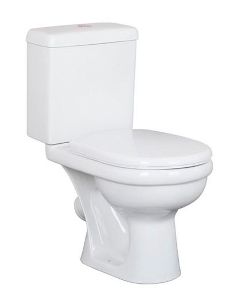 Унитаз-компакт Визит (арм.+сид.) белый антивсплеск