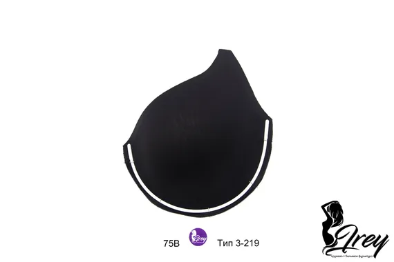 Чашки спейсер АМ-01, 75В-80А-70С-65D, черный 170