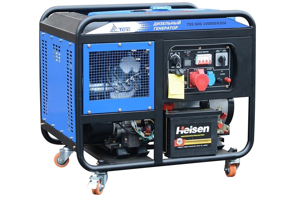 Дизель генератор TSS SDG 10000EH3UА - [10 кВт / 220V-380V] эл. старт