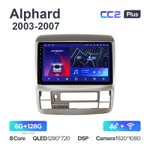 Teyes CC2 Plus 9"для Toyota Alphard 2003-2007