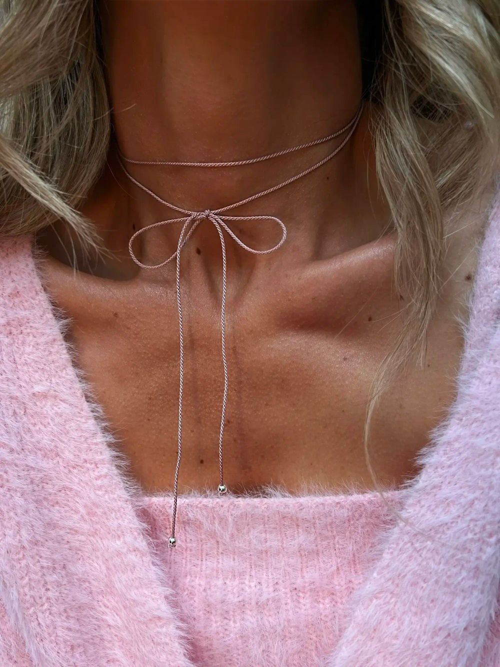 Плетенный шнурок Pink