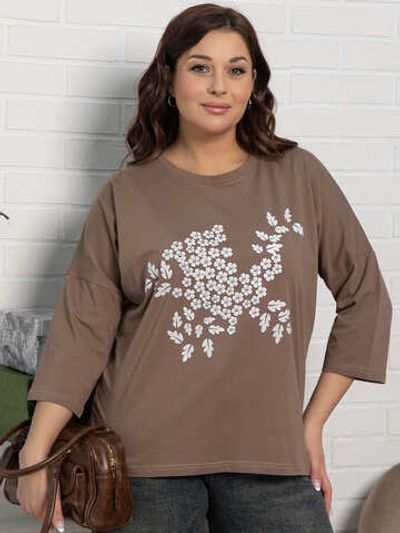 Блуза Ромашка (бежевая) Б15198-24М LT Collection