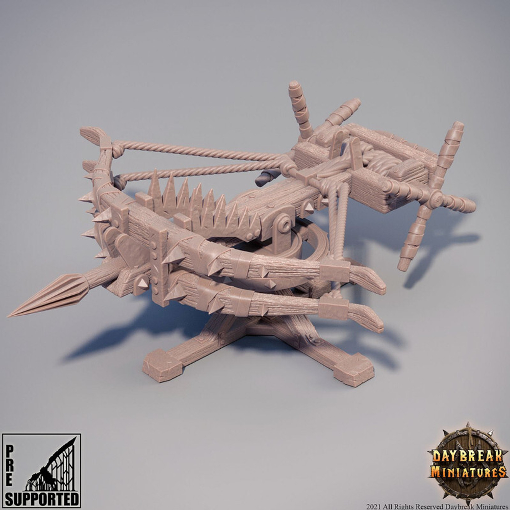 Баллиста террейн миниатюра для dnd, днд, pathfinder, фентези, Настольная игра, НРИ, Варгейм, РПГ