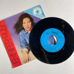 Винтажная виниловая пластинка LP Jennifer Rush (ГДР 1985) 7 дюймов, 45 RPM, Single