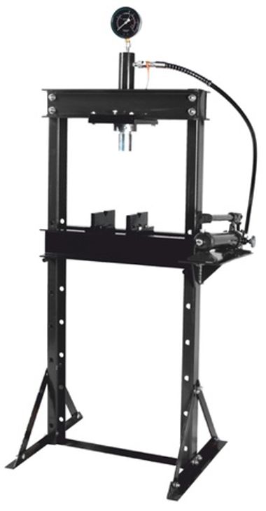 Пресс гидравлический с манометром напольный 12т, (раб. высота: 0-900мм, раб. ширина: 475мм, раб. стол:180х475мм, ход штока:175мм) RockForce RF-12002 BIG(из 2-х частей)