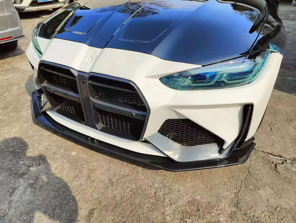 Карбоновый передний бампер для BMW M4 G82 2020+ БМВ