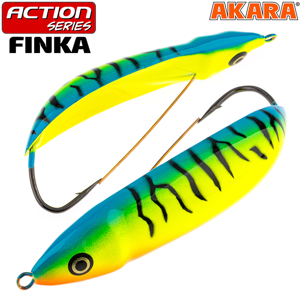 Блесна колебалка незацепляйка Akara Action Series Finka 60S 9 гр. A191