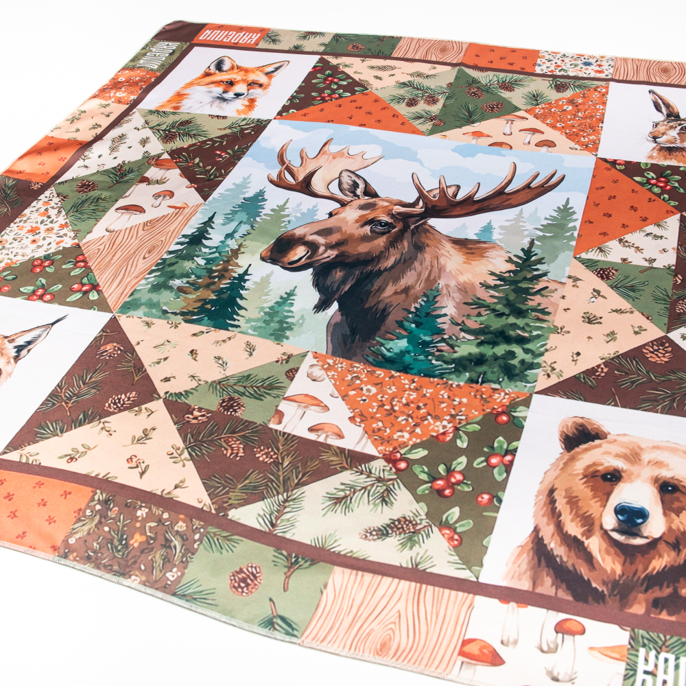 Шейный платок «Пэчворк», 70×70 см