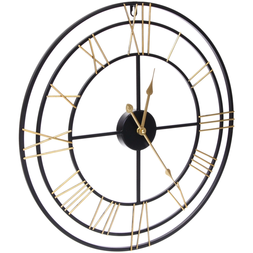 Часы настенные «LOFT HOME « 50см, желтые цифры