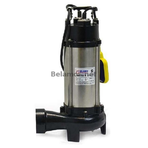 Дренажный насос с НОЖ, 800вт чугун (250 л/мин, Н-12, гл. 5м, каб. 10м) БЕЛАМОС