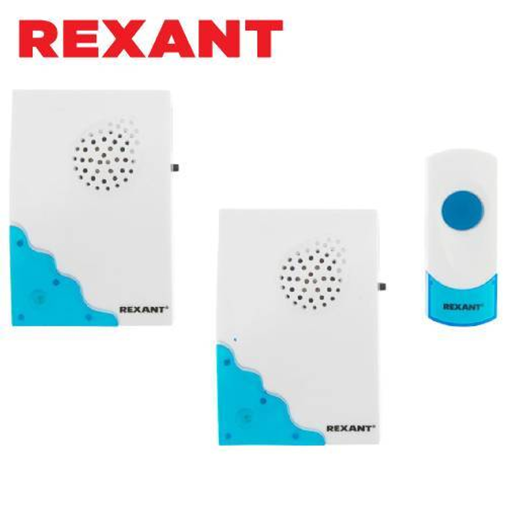 Звонок беспроводной с 2 кнопками IP44 REXANT RX-5 /73-0050