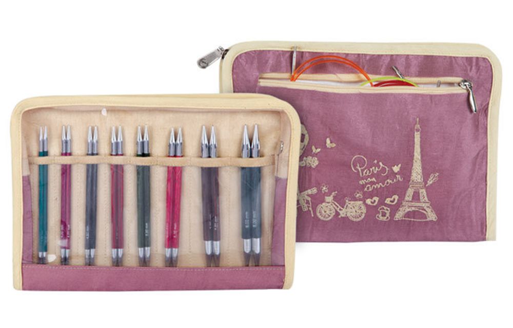 Набор KnitPro "Deluxe Set" укороченных съемных спиц "Zing", 47409