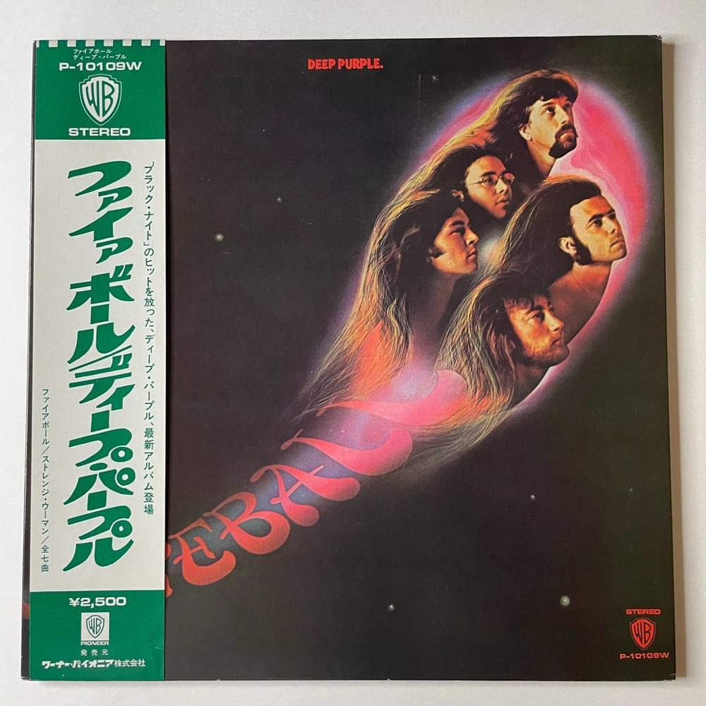 Винтажная виниловая пластинка LP Deep Purple Fireball (Japan 1976) (Obi) Strange Kind Of Woman 10109W