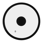 SATOSHI Крышка стекло/силикон с ручкой, 24см