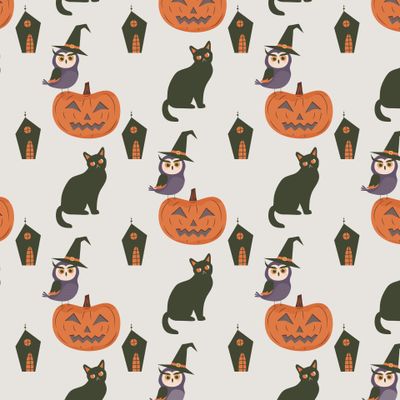 Хэллоуин с котами